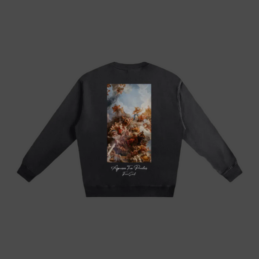 4Soul "Agnosce" Black Crewneck
