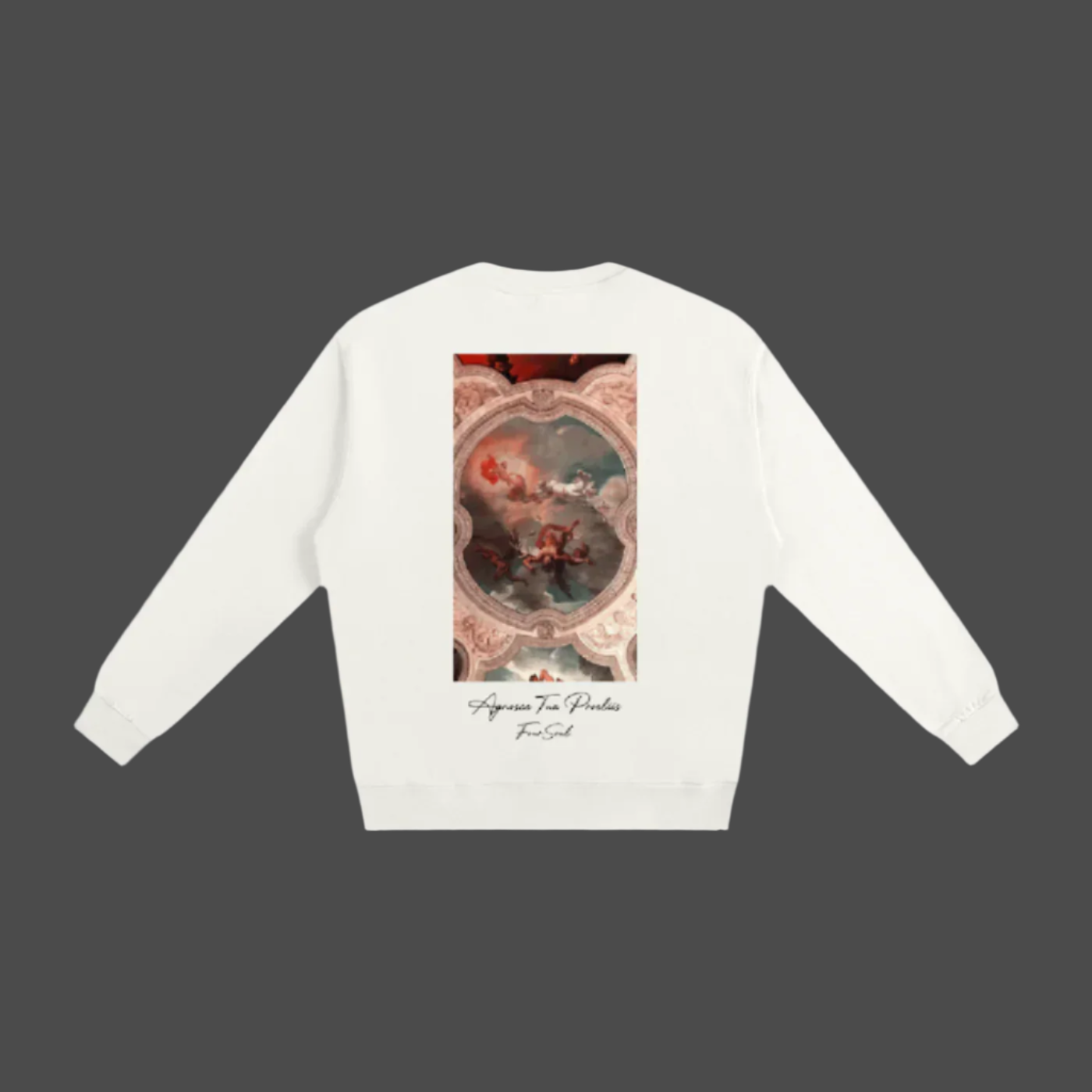 4Soul "Agnosce" White Crewneck