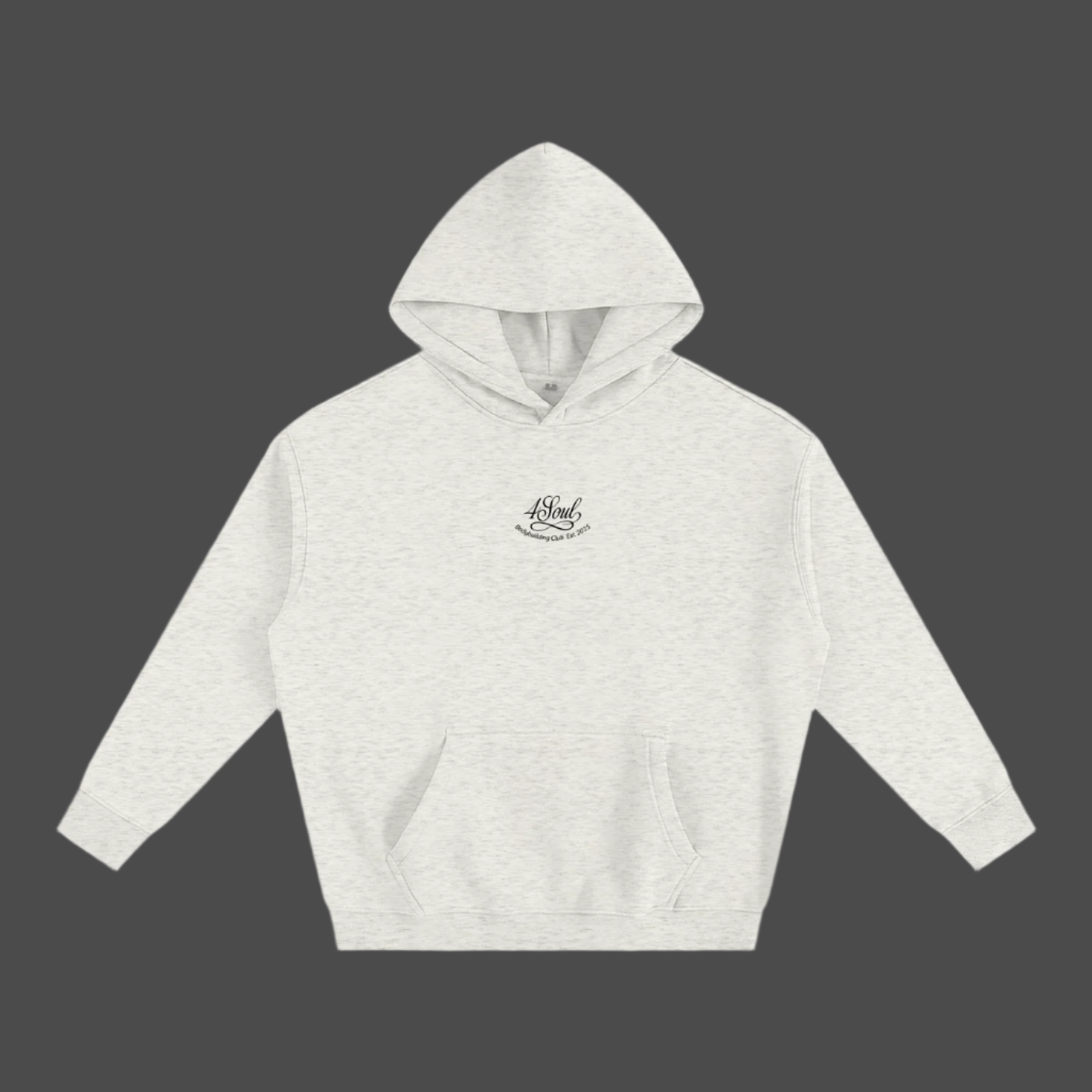 4Soul "4Ever" Oat Gray Oversized Hoodie