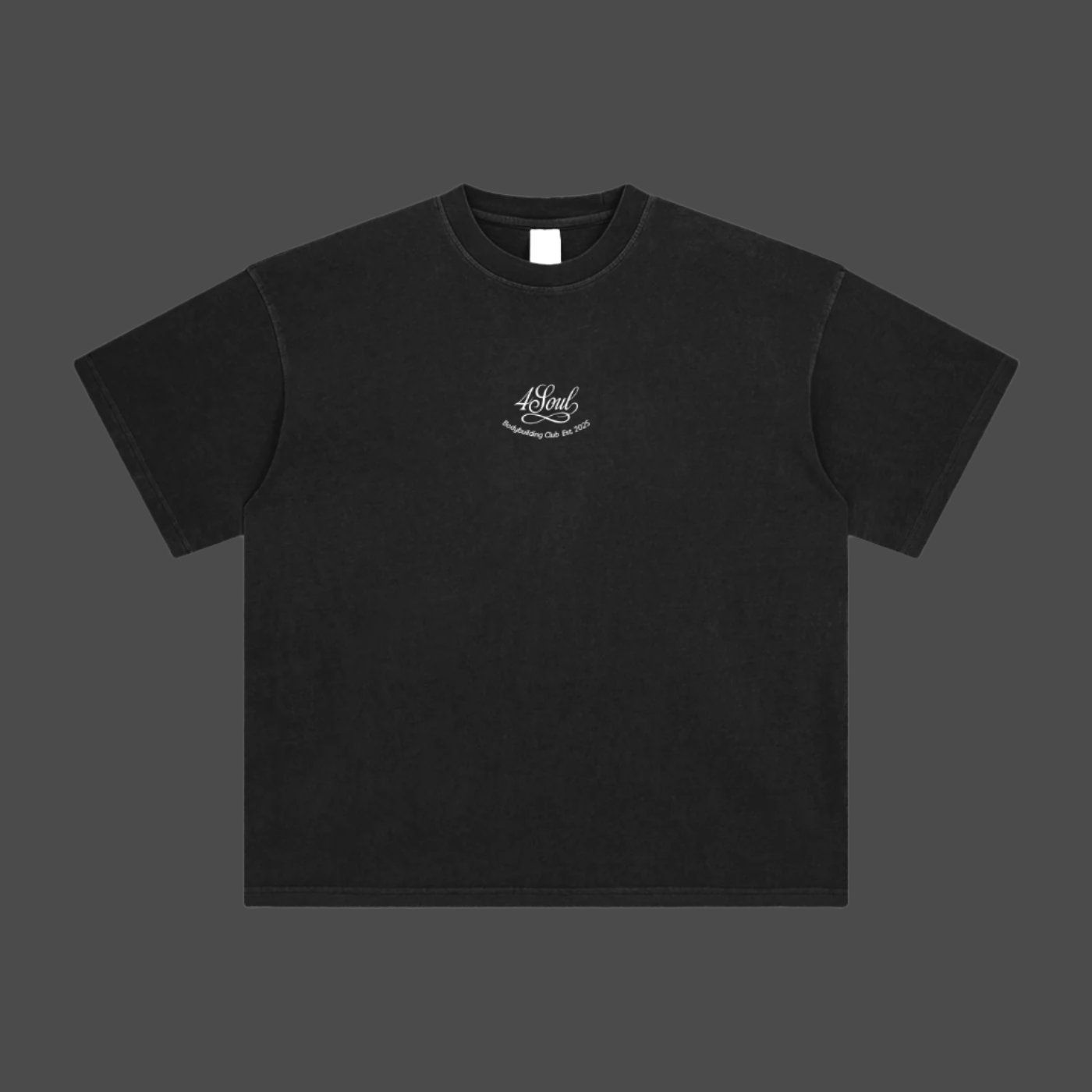 4Soul "4Ever" Black Gym Tee