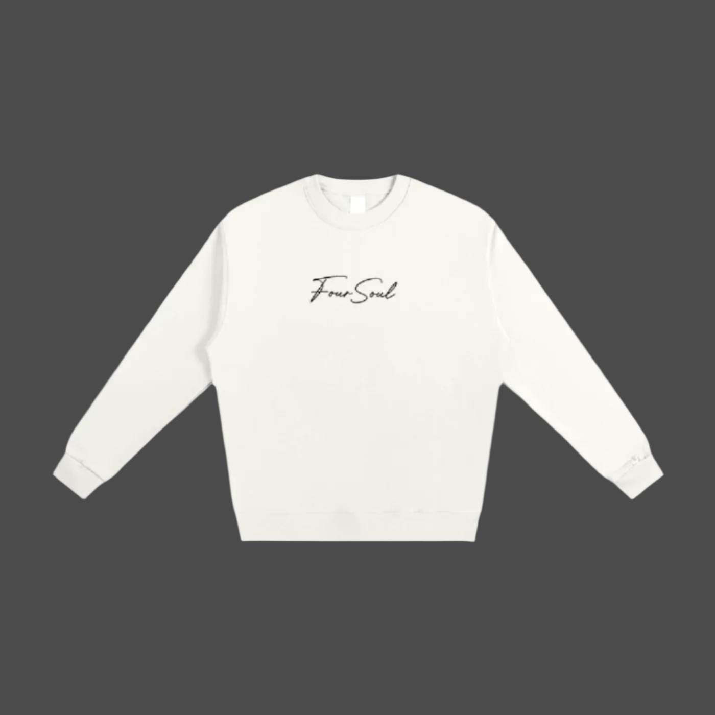 4Soul "Agnosce" White Crewneck
