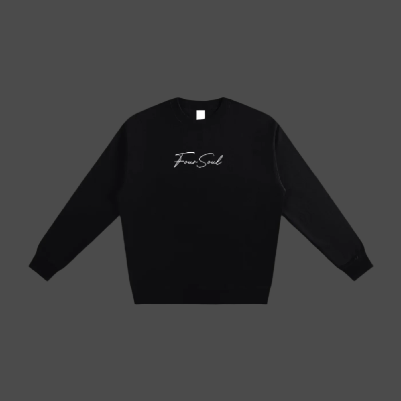 4Soul "Agnosce" Black Crewneck