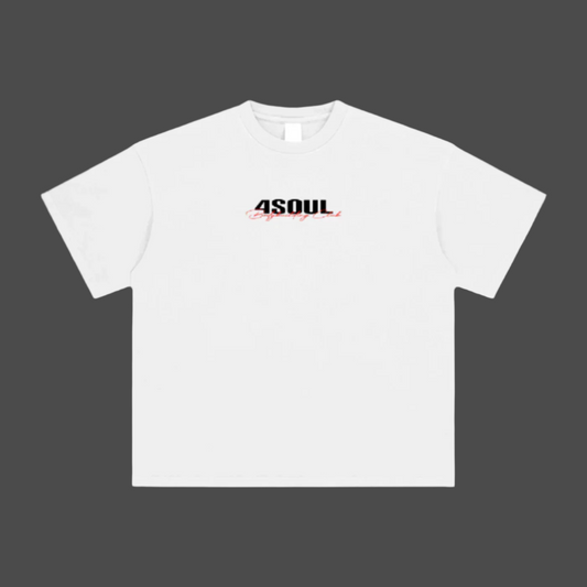 4Soul Bodybuilding Club White Gym Tee